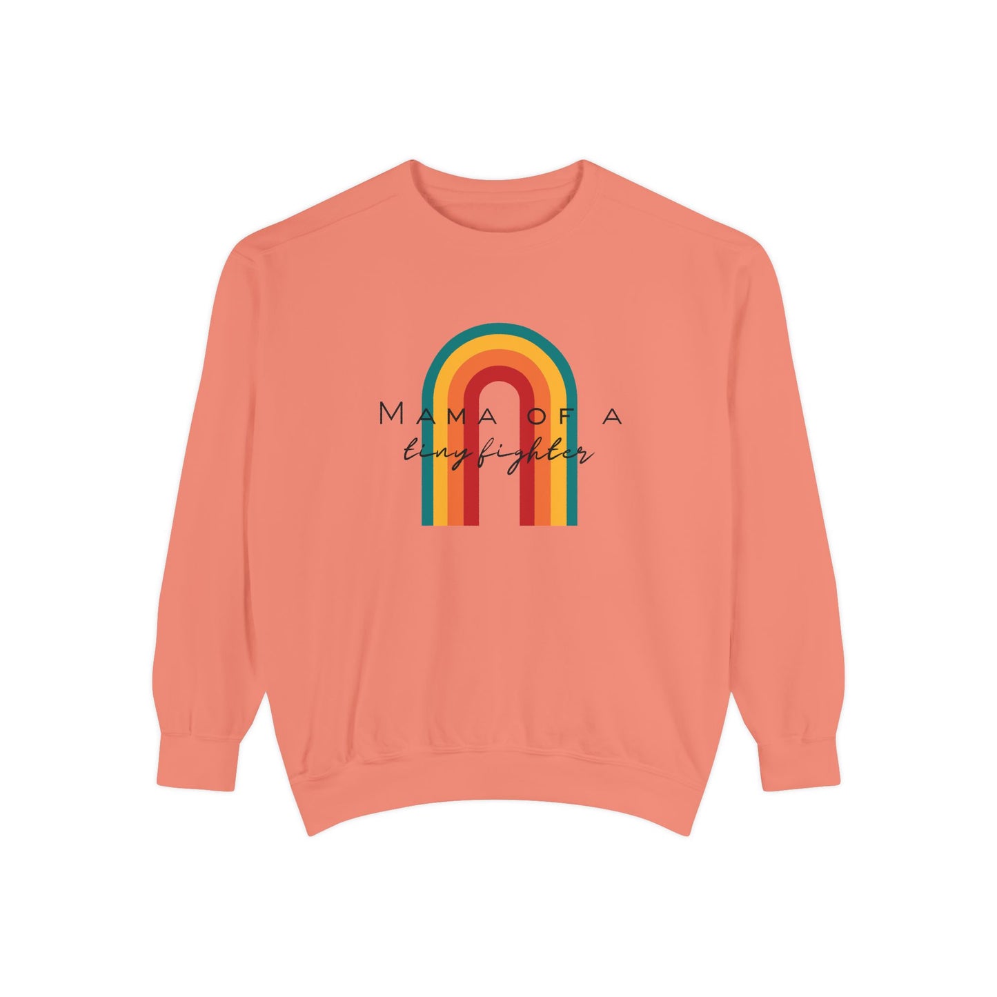 Mama Of A Tiny Fighter Crewneck Sweatshirt