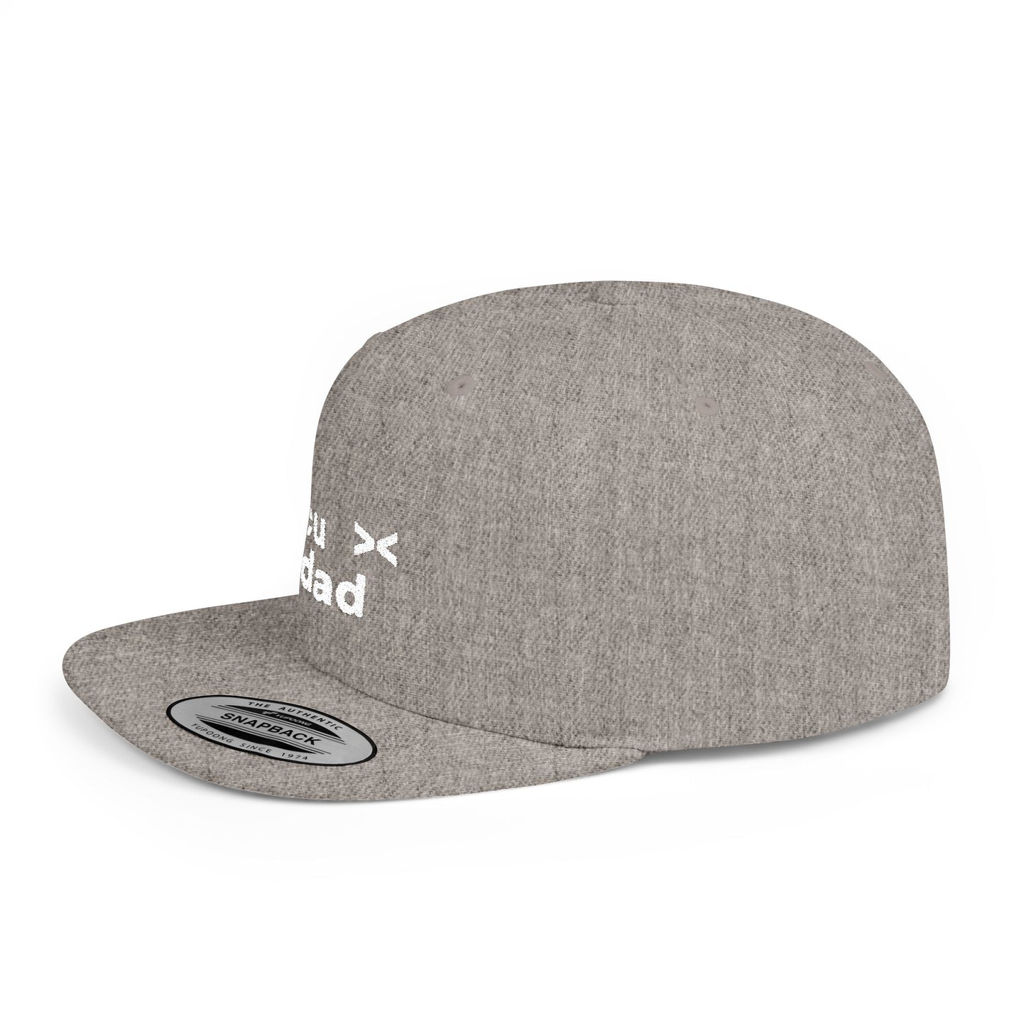 NICU Dad Flat Bill Snapback Hat