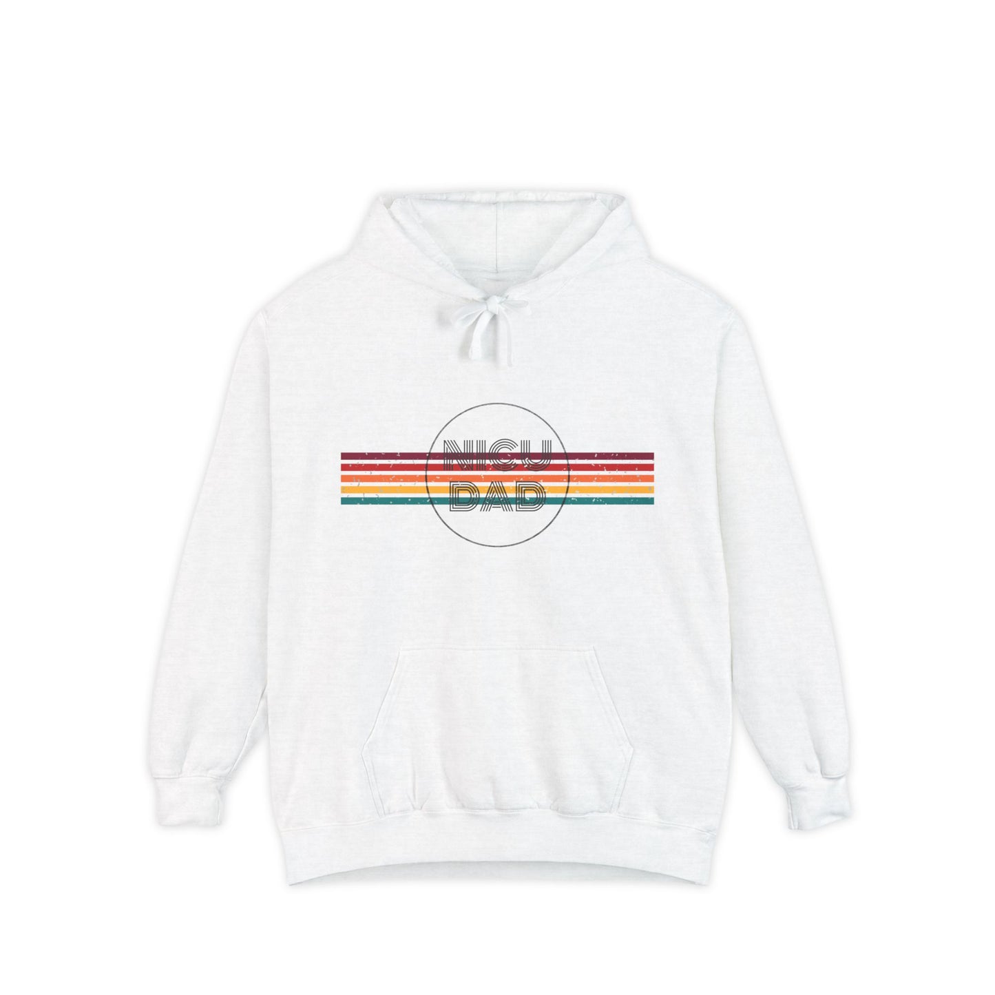 Retro Striped NICU Dad Hoodie