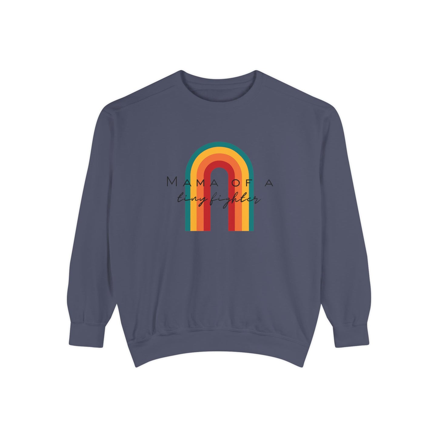Mama Of A Tiny Fighter Crewneck Sweatshirt