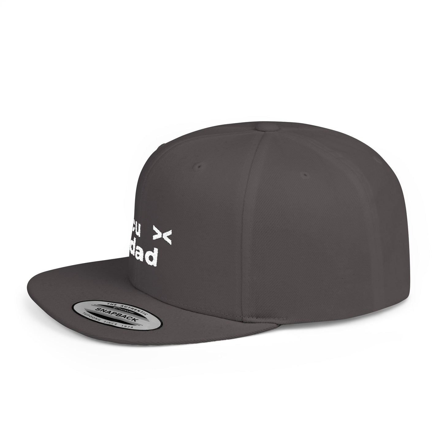 NICU Dad Flat Bill Snapback Hat