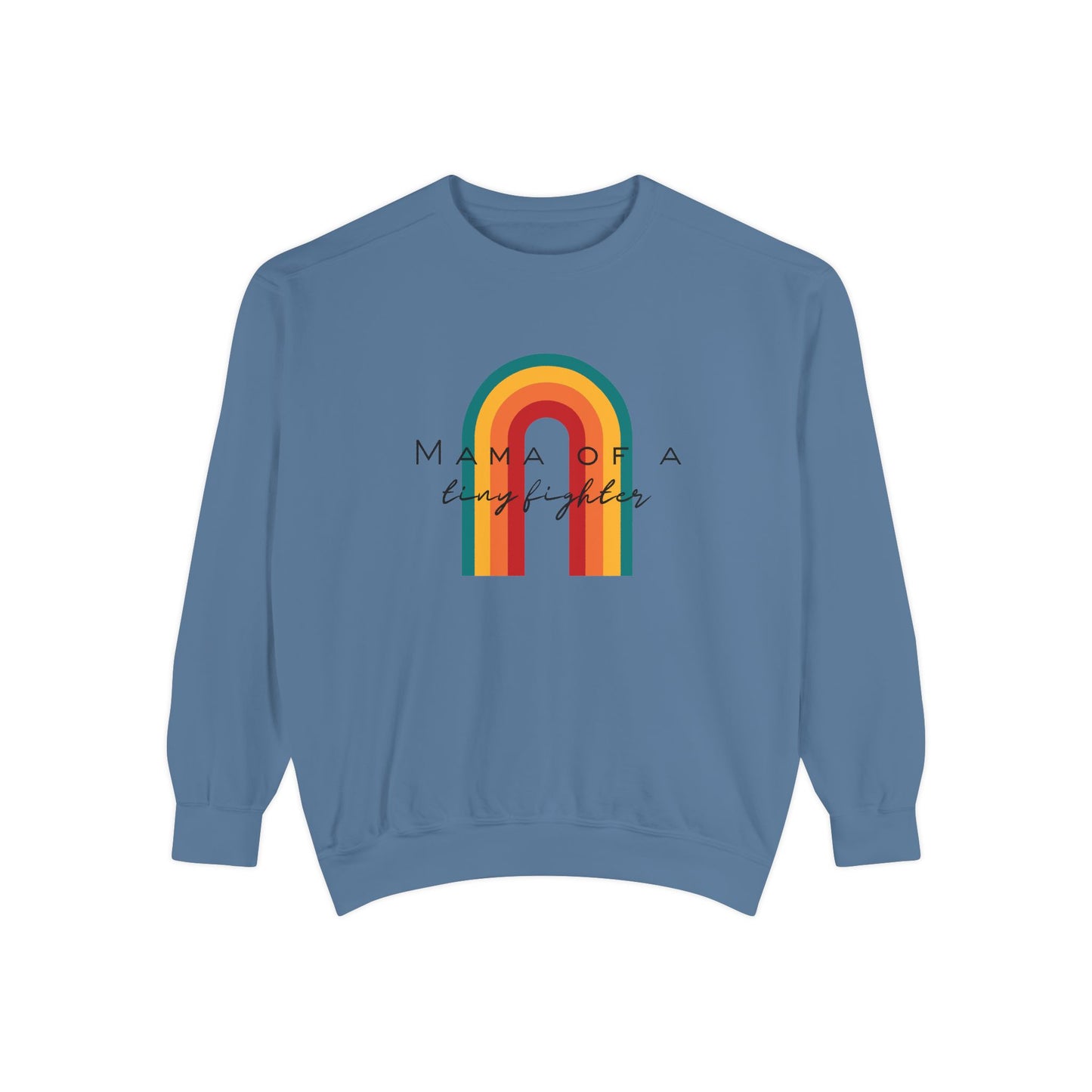 Mama Of A Tiny Fighter Crewneck Sweatshirt