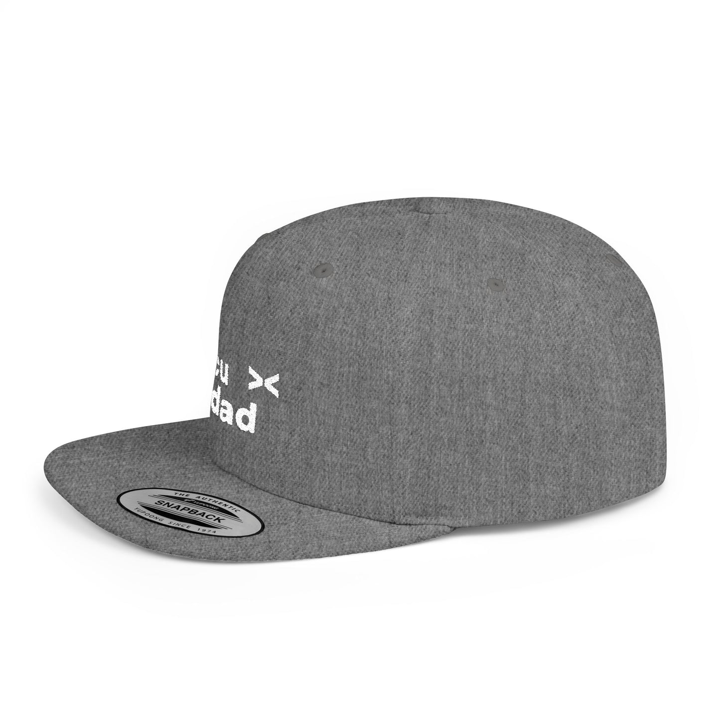 NICU Dad Flat Bill Snapback Hat